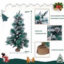 Bild 2 von KAHOO Künstlicher Weihnachtsbaum Christbaum mit Dekorationen, 95cm, mit 35LED