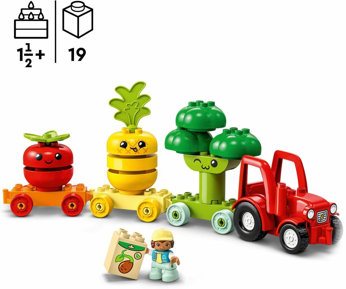 Bild 2 von LEGO® Konstruktionsspielsteine Obst- und Gemüse-Traktor (10982), LEGO® DUPLO My First, (19 St)