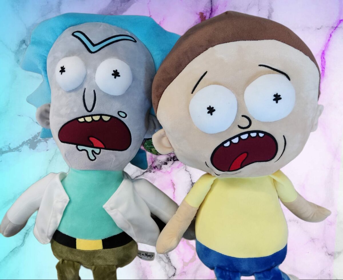 Bild 2 von soma Kuscheltier Rick & Morty Kuscheltier Plüsch Plüschfigur Morty Mund auf 67 cm, Super weicher Plüsch Stofftier Kuscheltier für Kinder zum spielen