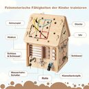 Bild 3 von COSTWAY Lernspielzeug Kinder Spielhaus, Montessori Spielzeug aus Holz