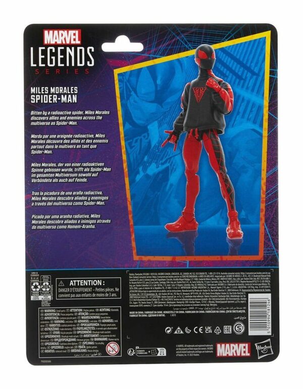 Bild 2 von Hasbro Actionfigur Spider-Man Marvel Legends Retro Miles Morales Spider-Man 15 cm