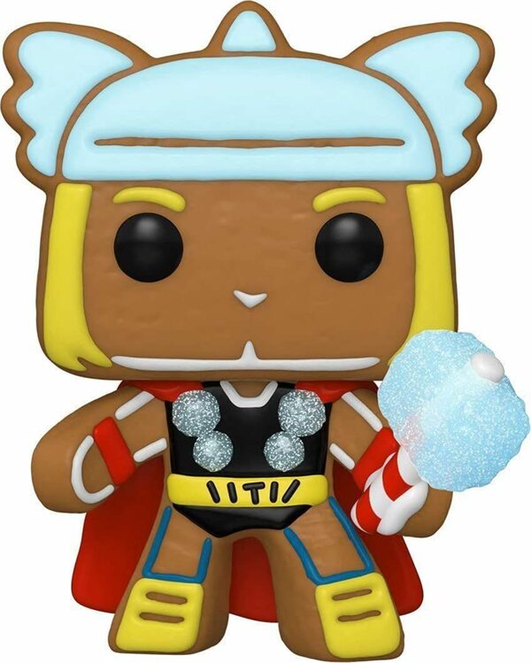 Bild 1 von Funko Actionfigur Funko POP! Marvel: Gingerbread Thor #938, (Fensterbox)