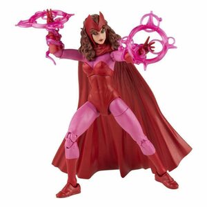 Hasbro Actionfigur Marvel Legends - Retro Actionfigur - The West Coast Avengers - Scarlet Witch mit Zaubereffekten - ca. 15.5 cm
