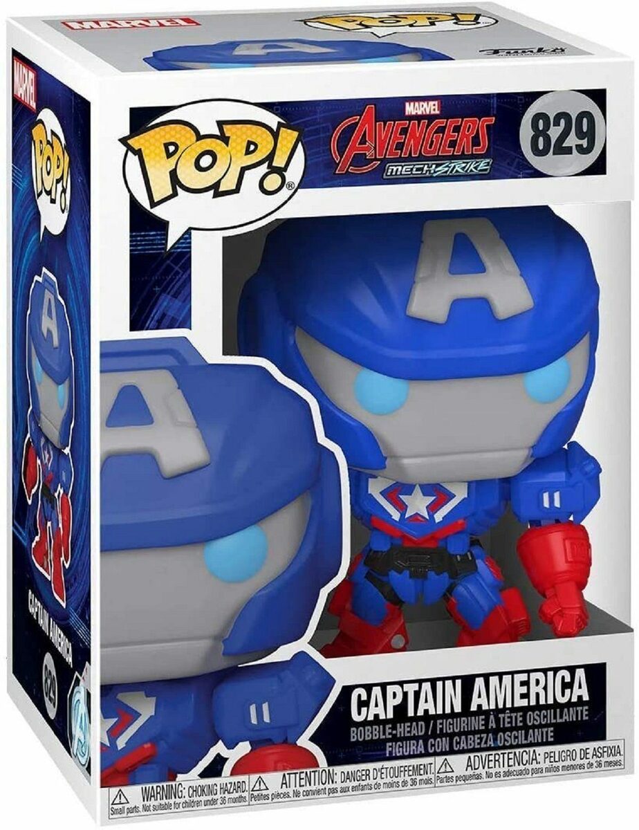 Bild 2 von Funko Actionfigur Funko POP! Marvel: Mech Strike - Captain America #829