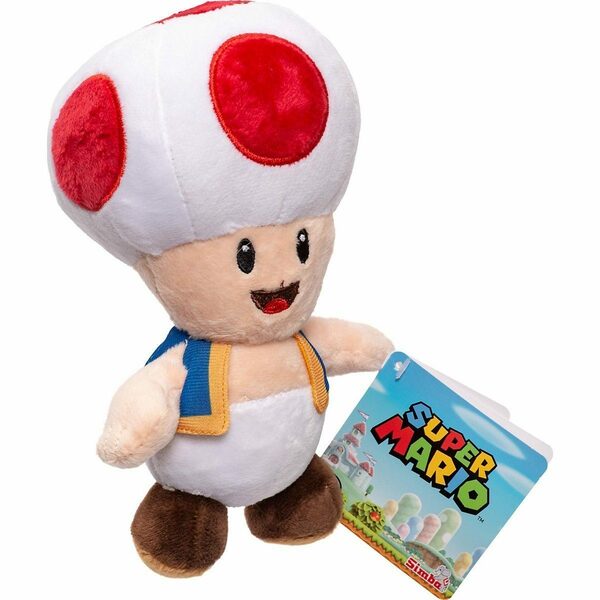 Bild 1 von soma Kuscheltier Soma Toad pilz 35 cm Plüschfigur kuschelweich (1-St), super mario kuscheltiere toad plüschfigur