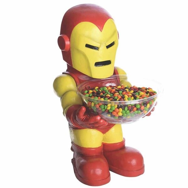 Bild 1 von Rubie´s Merchandise-Figur Iron Man Figur Süßigkeitenspender, Marvel Superheld Statue mit Bonbon, (Figur mit Schale), Iron Man Figur mit Schale