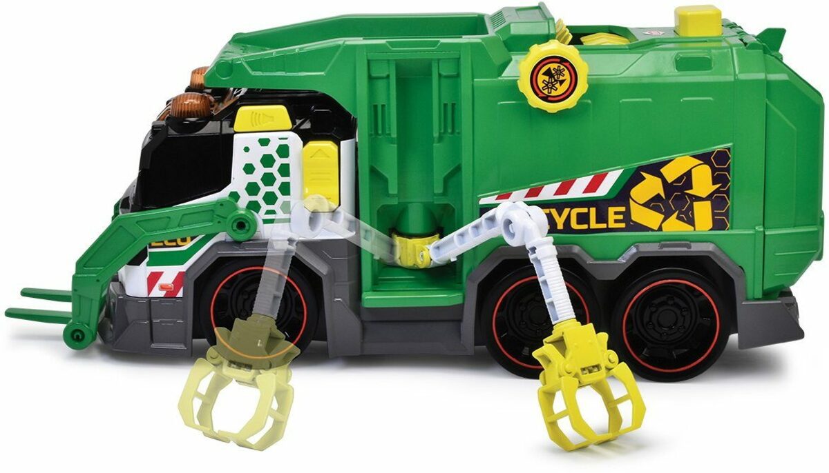 Bild 4 von Dickie Toys Spielzeug-Müllwagen Fahrzeug Müllwagen Go Action / City Heroes Recycling Truck 203307001