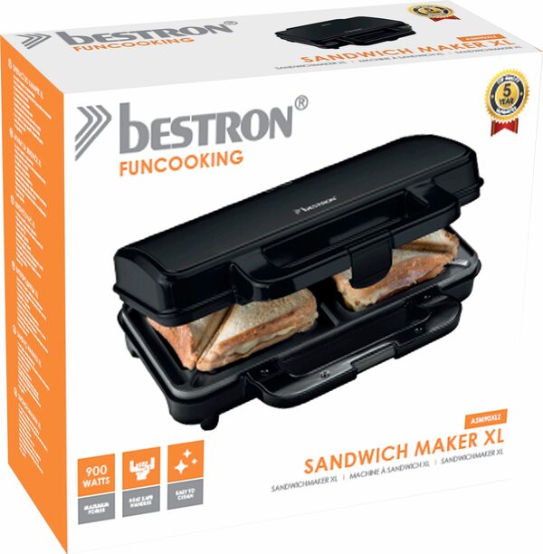 Bild 4 von bestron Sandwichmaker ASM90XLZ, 900 W