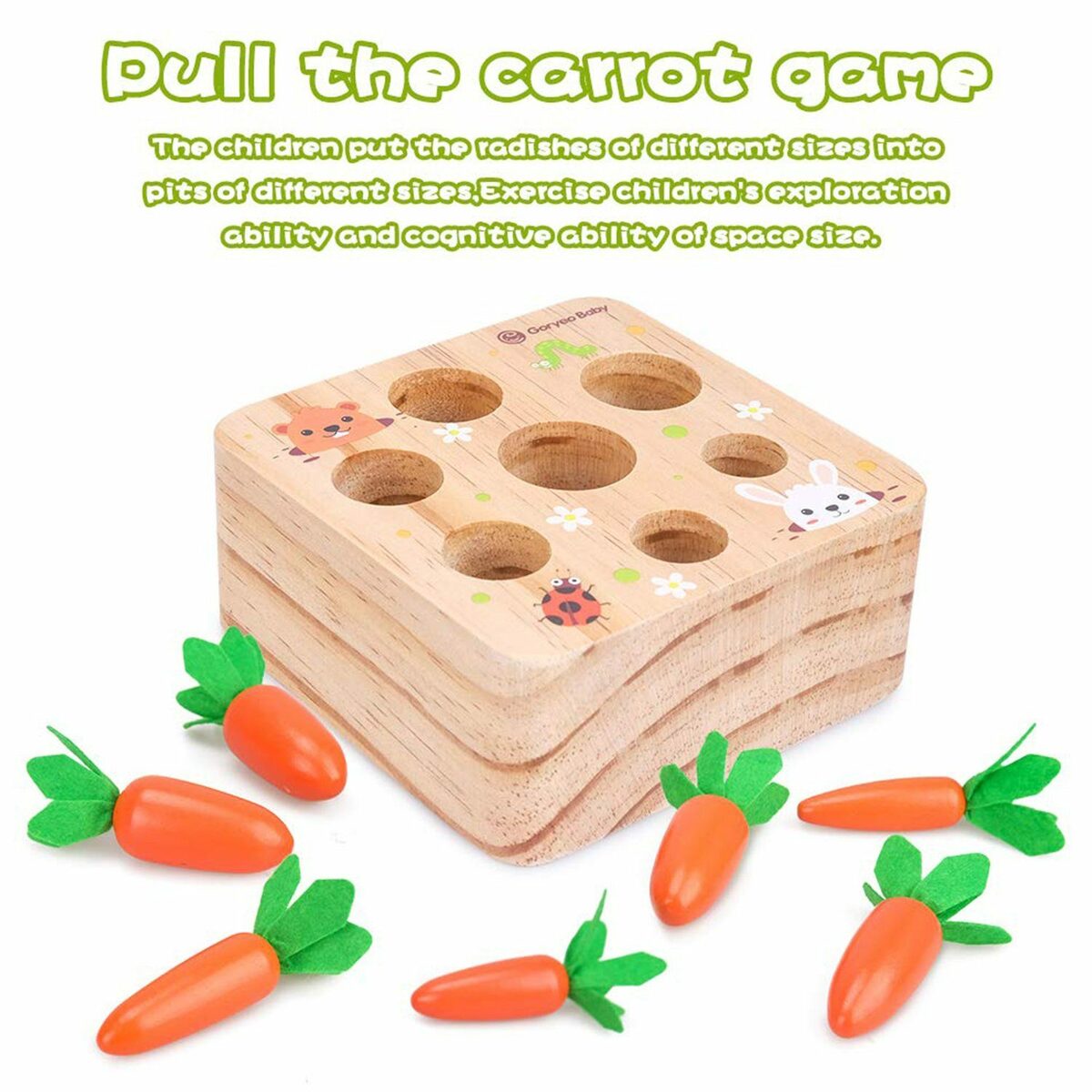 Bild 3 von Haiaveng Spielturm-Spielzeugset Baby Holzspielzeug,Lernspielzeug für Kinder als Geburtstagsgeschenk