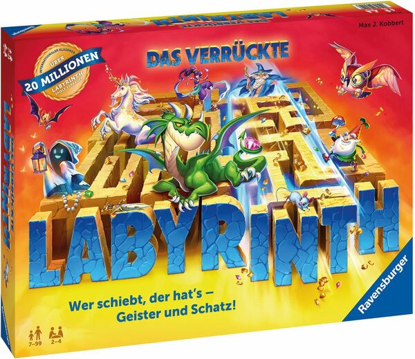Bild 2 von Ravensburger Spiel, Familienspiel Das verrückte Labyrinth, FSC® - schützt Wald - weltweit; Made in Europe