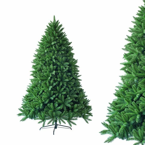 Bild 1 von COSTWAY Künstlicher Weihnachtsbaum, Tannen, 150cm, 600 PVC Nadeln, Ständer