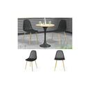 Bild 1 von OK-Living Gartenstuhl Terrassenstuhl Balkonstuhl Joko Schwarz Sitzschale Stuhl