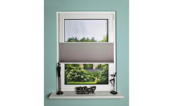 Bild 3 von Plisseerollo Grau 130 cm 40 cm