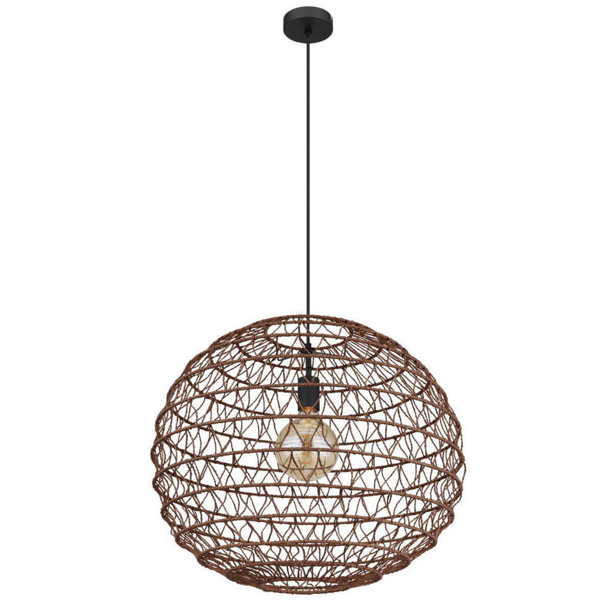 Bild 1 von Globo HÄNGELEUCHTE Schwarz, Dunkelbraun