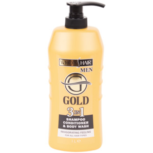 Who's Hair Gold 3-in-1 Duschgel Invigorating Feeling