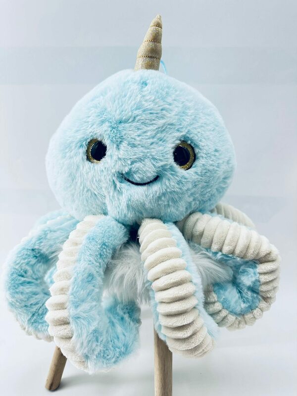 Bild 2 von soma Kuscheltier Krake Plüsch Spielzeug Octopus Kuscheltier Cartoon Oktopus Blau 34 cm (1-St), Kuscheltier Cartoon Oktopus Stofftiere Plüschtiere Geburtstag Geschenk