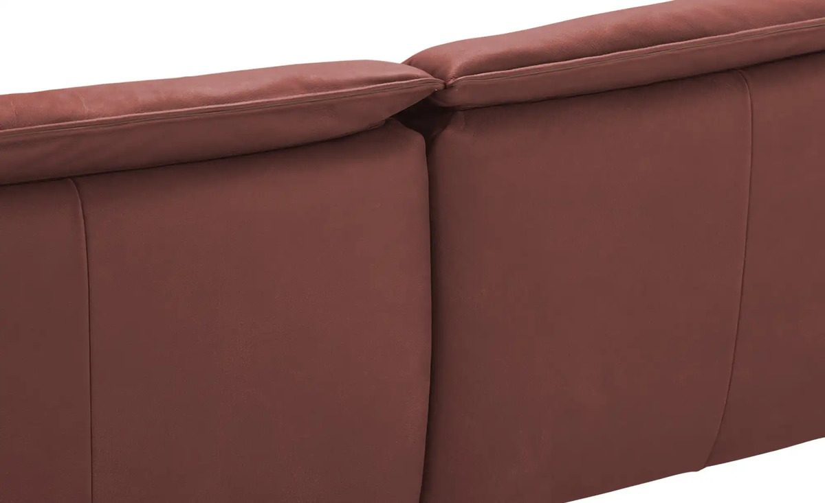 Bild 2 von Eckbank  Leder Alino Rot ca. 243x192 cm