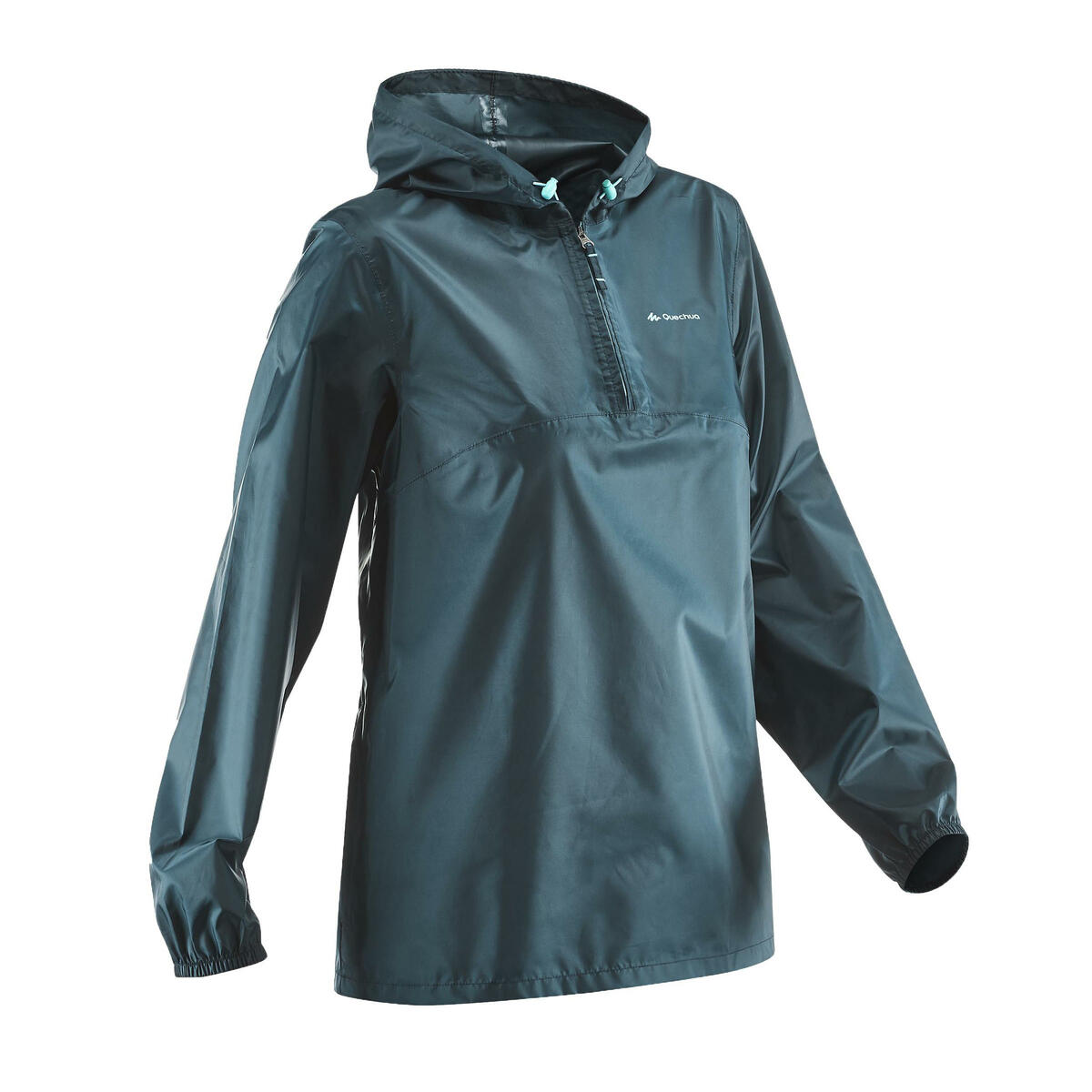 Bild 1 von Regenjacke Damen winddicht wasserabweisend Kurzreissverschluss Wandern - Raincut Trio 2