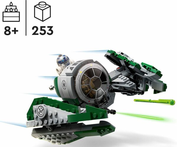 Bild 4 von LEGO® Konstruktionsspielsteine Yoda's Jedi Starfighter (75360), LEGO® Star Wars, (253 St), Made in Europe