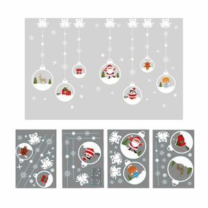 Fenstersticker Fensterbilder Weihnachten Aufkleber, Wandaufkleber Diy Schneeflocken, Xuigort