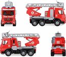 Bild 3 von Lena® Spielzeug-Auto Worxx Feuerwehrauto - Mercedes-Benz Arocs (49cm), mit ausfahrbarer Leiter, Wassertank und funktionierender Wasserpritze