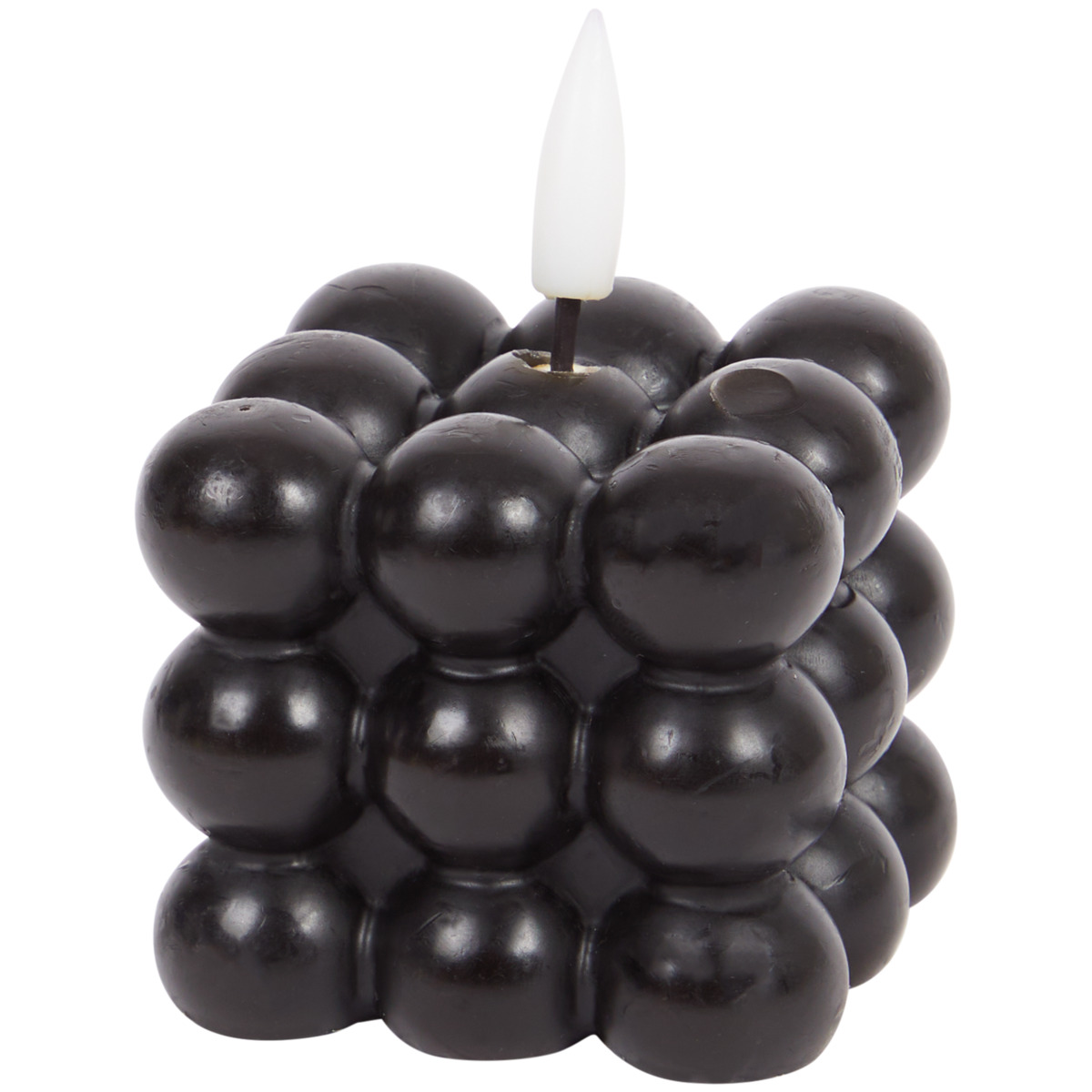 Bild 1 von Viereckige LED-Kerze mit Kugel-Design