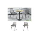 Bild 1 von OK-Living Gartenstuhl Terrassenstuhl Balkonstuhl Klaas Grau Sitzschale Stuhl