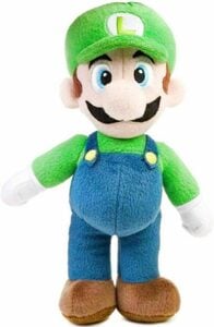 soma Kuscheltier Luigi Plüschfigur XXL 38 cm kuschelweich (1-St), super mario kuscheltiere toad plüschfigur