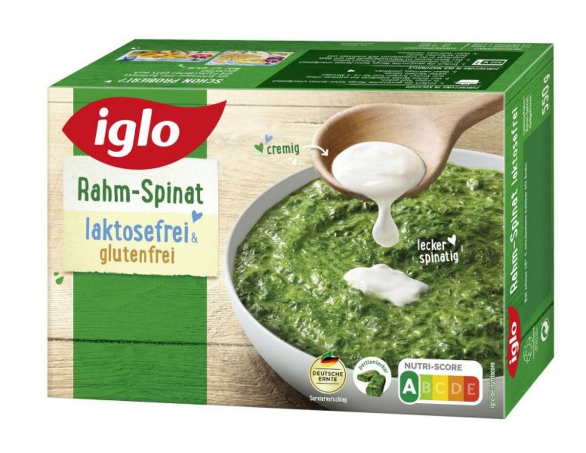 Bild 1 von Iglo Rahm-Spinat laktosefrei