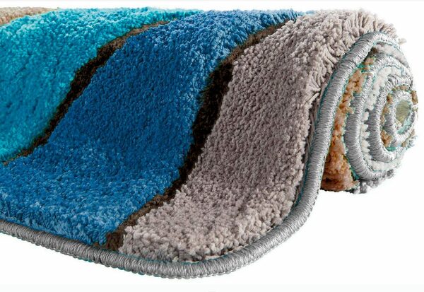 Bild 4 von Badematte Josie my home, Höhe 20 mm, rutschhemmend beschichtet, fußbodenheizungsgeeignet, schnell trocknend, strapazierfähig, Polyester, rechteckig, Badteppich, Badematten, rechteckig, rund &