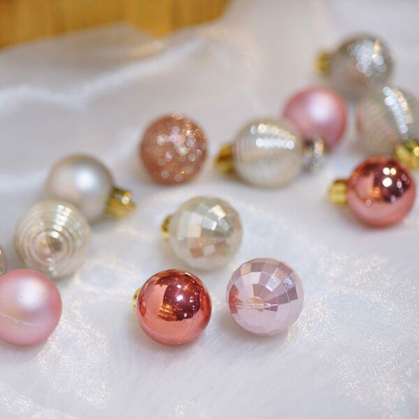 Bild 2 von SCOBLA Weihnachtsbaumkugel Weihnachtskugeln Weihnachtsbaumschmuck (33 St), Weihnachtskugeln Kunststoff, Christbaumschmuck Weihnachtskugeln Set