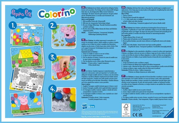 Bild 4 von Ravensburger Spiel, Steckspiel Peppa Pig Colorino, Made in Europe; FSC® - schützt Wald - weltweit