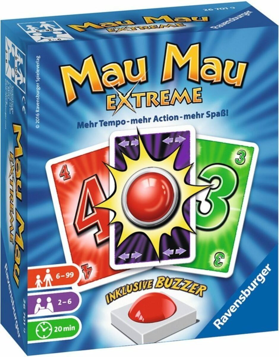 Bild 2 von Ravensburger Spiel, Mau Mau Extreme, Made in Europe, FSC® - schützt Wald - weltweit