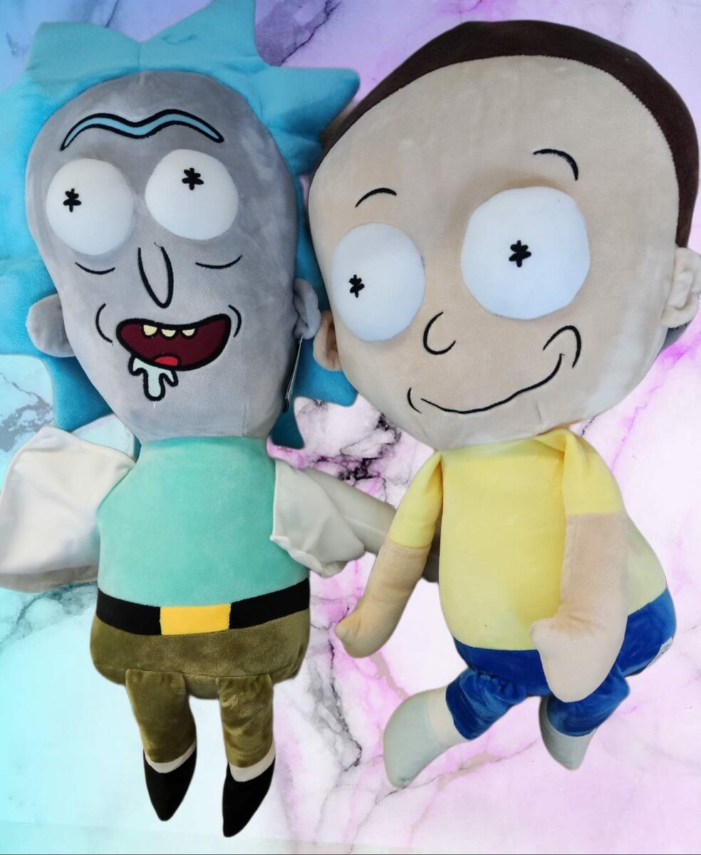 Bild 4 von soma Kuscheltier Rick & Morty Kuscheltier Plüsch Plüschfigur Rick Mund groß XXL 67 cm, Super weicher Plüsch Stofftier Kuscheltier für Kinder zum spielen