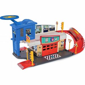 Dickie Toys Spielzeug-Auto Feuerwehrmann Sam Police Action Centre