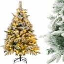 Bild 1 von COSTWAY Künstlicher Weihnachtsbaum, mit 150 LEDs & 384 Zweigspitzen, 136cm