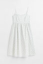 Bild 1 von H&M+ Kleid aus Leinenmix Weiß/Klein geblümt, Alltagskleider in Größe XXL. Farbe: White/small flowers