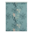 Bild 1 von Lichtblick Rollo Klemmfix, ohne Bohren, Verdunkelung, Aqua Floral - Blau