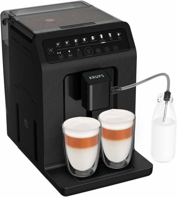 Bild 1 von Krups Kaffeevollautomat EA897B Evidence ECOdesign, aus 62%* recyceltem Kunststoff und bis zu 90% recycelbar