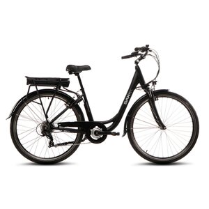 Saxxx City-E-Bike Advanced Sport, schwarz matt, 45 cm Rahmenhöhe