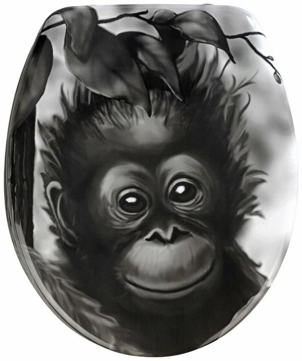 Bild 1 von WENKO WC-Sitz Affe