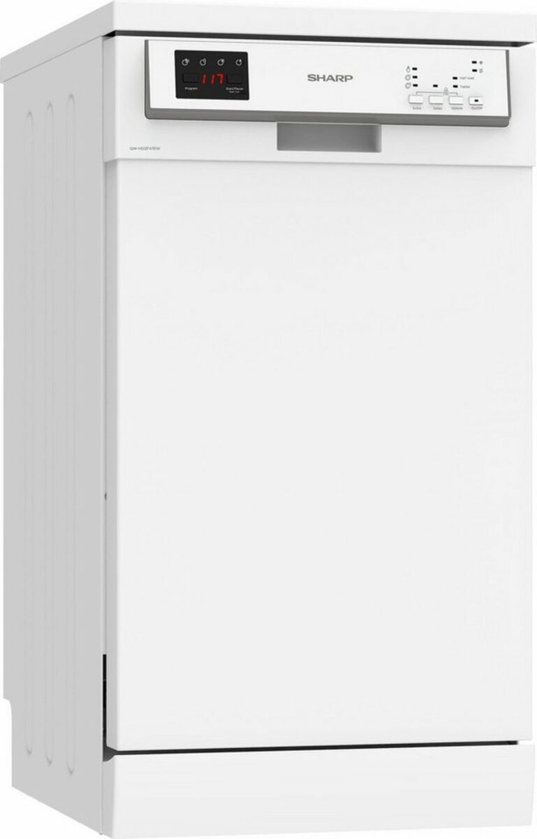 Bild 1 von Sharp Standgeschirrspüler, QW-HS12F47EW-DE, 11 l, 10 Maßgedecke