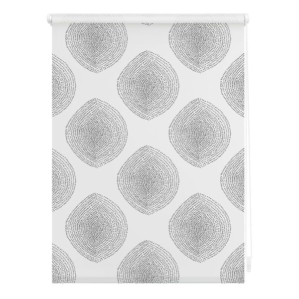 Bild 1 von Lichtblick Rollo Klemmfix, ohne Bohren, blickdicht, Stripy Boho Drop  - Weiß