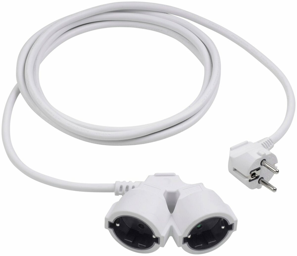 Bild 1 von meister Verlängerungskabel, Typ F (Schuko), Typ F (Schuko) (300 cm), mit 2-fach Kupplung