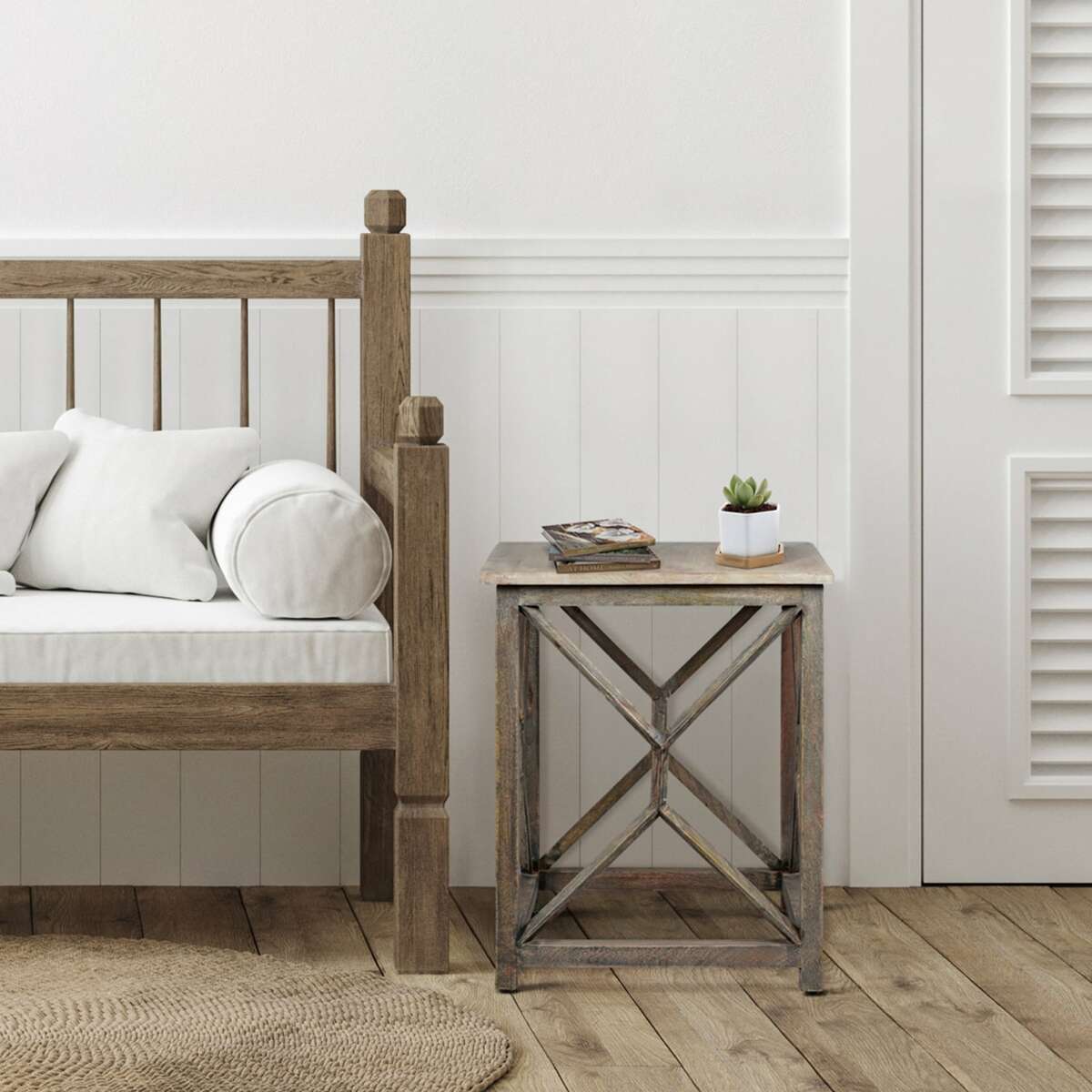 Bild 1 von WOMO-DESIGN Handgeschnitzter Beistelltisch Florence