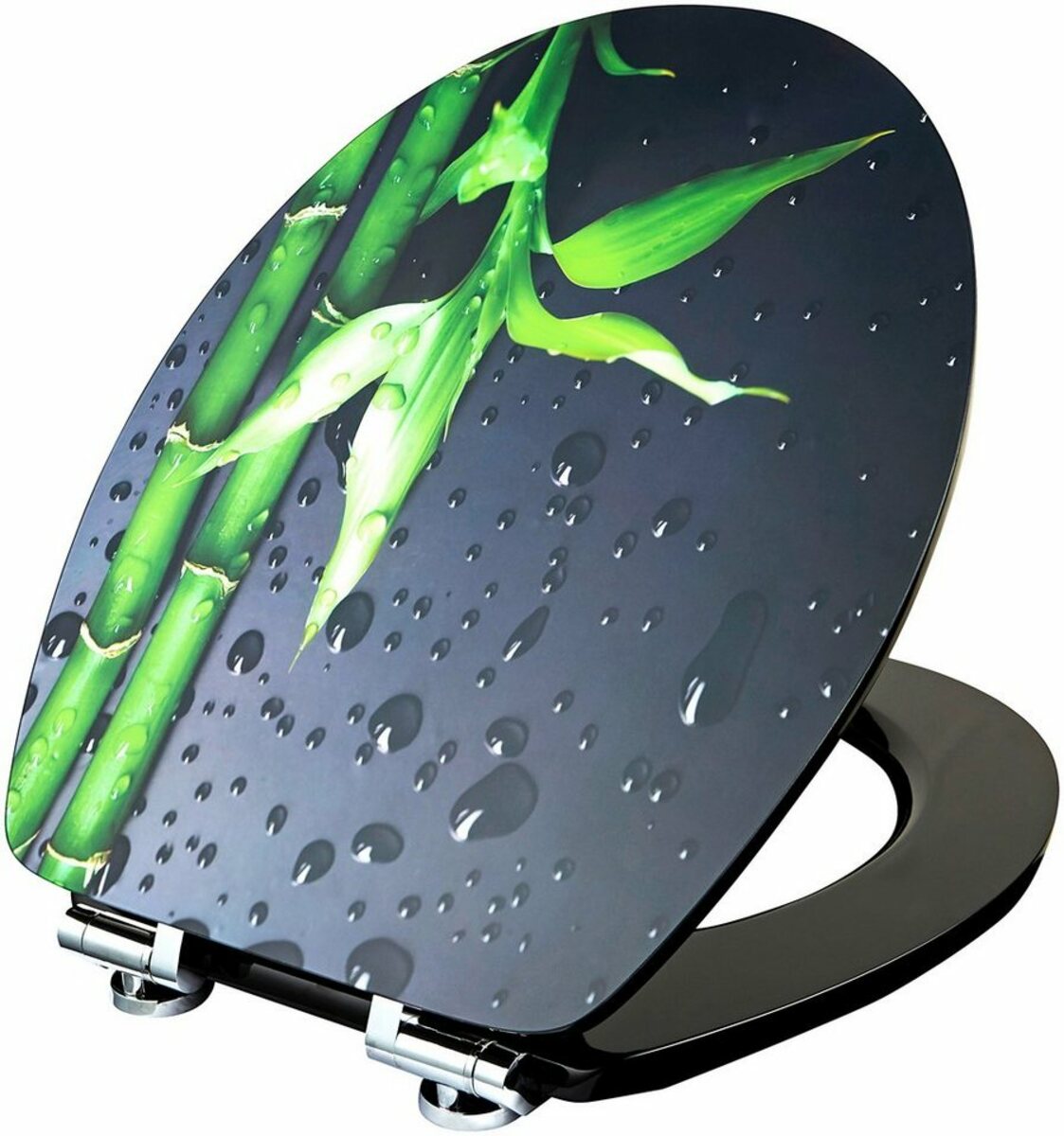 Bild 1 von CORNAT WC-Sitz Piano Black, Mit Absenkautomatik