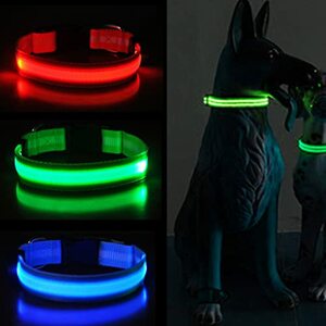 LED Hundehalsband Hunde, Hunde LED Leuchthalsband, Leuchthal