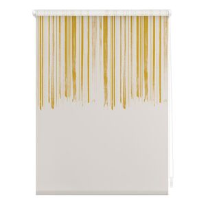 Lichtblick Rollo Klemmfix, ohne Bohren, blickdicht, Flowing Honey  - Gelb