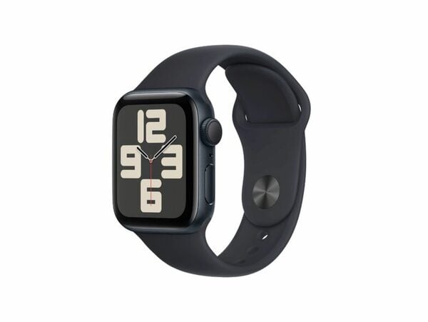 Bild 1 von Apple Watch SE (2023), 40 mm, Alu. mitternacht, Sportarmband mitternacht, M/L