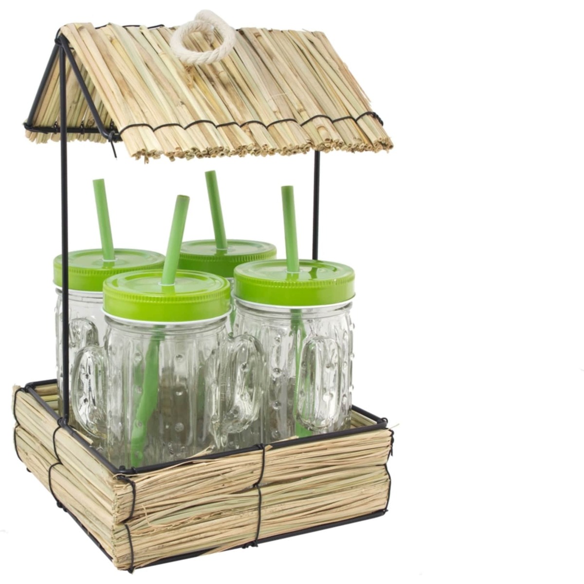 Bild 1 von neuetischkultur Trinkbecher 4 Stück mit Hütte Kaktus